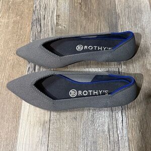 Rothy's Charcoal Pointed Flats